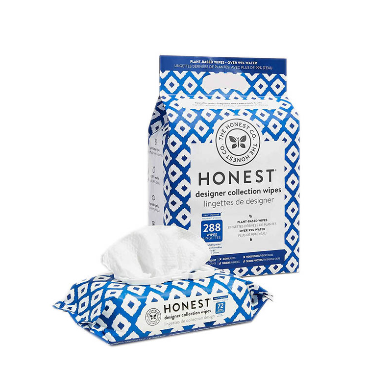 Детские салфетки из натурального хлопка и биоразлагаемого бамбукового волокна для чувствительной кожи