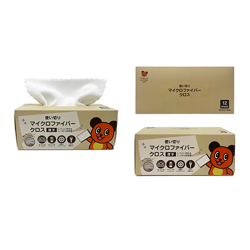 Съемные сухие полотенца из микрофибры в коробке