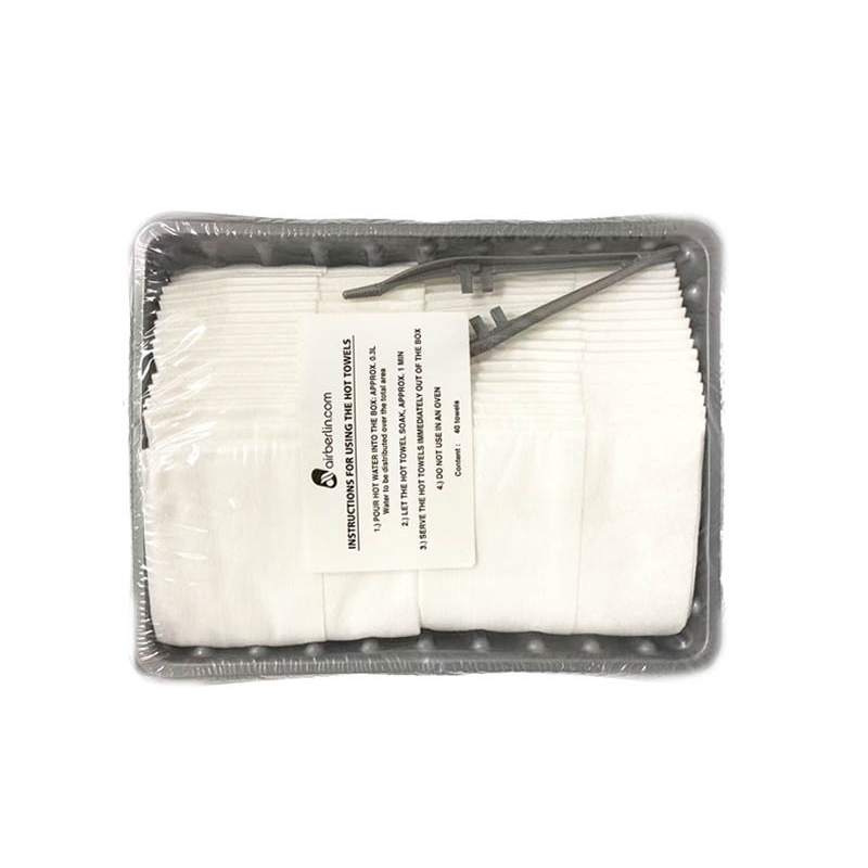 Утолщенные нетканые полотенца Airline Special Tray Drying Towels из чистого хлопка Spunlace